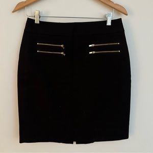 Banana Republic Mini Pencil Skirt, Black 6 (Small Medium, S M)